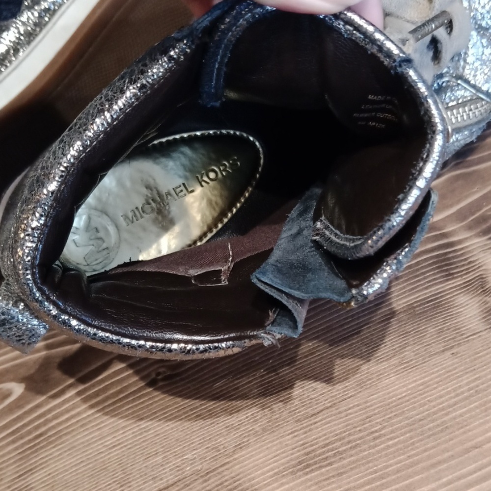 Michael Kors gold ankle sneakers - Picture 5 of 8